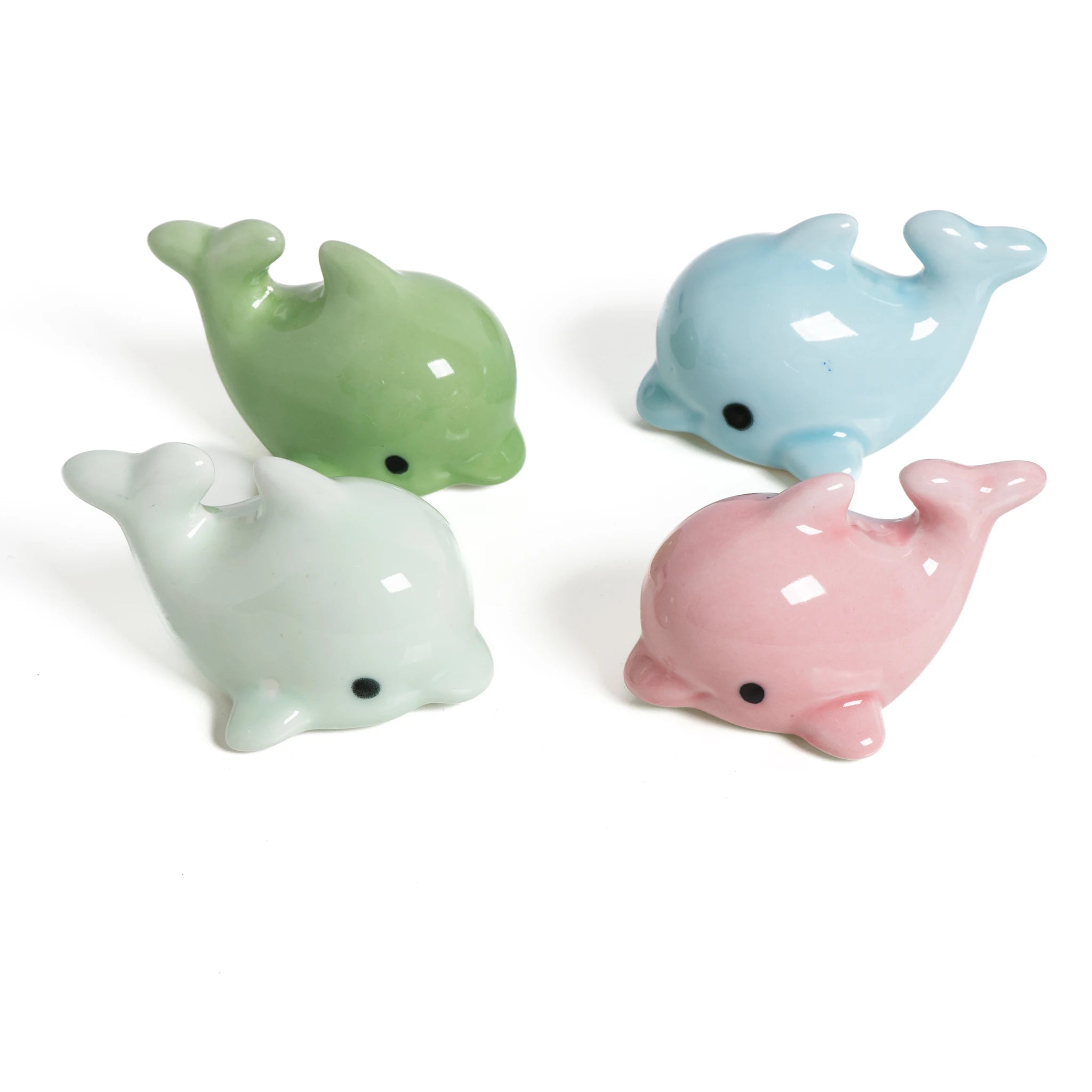 Handmade Ceramic Dolphin Figurine